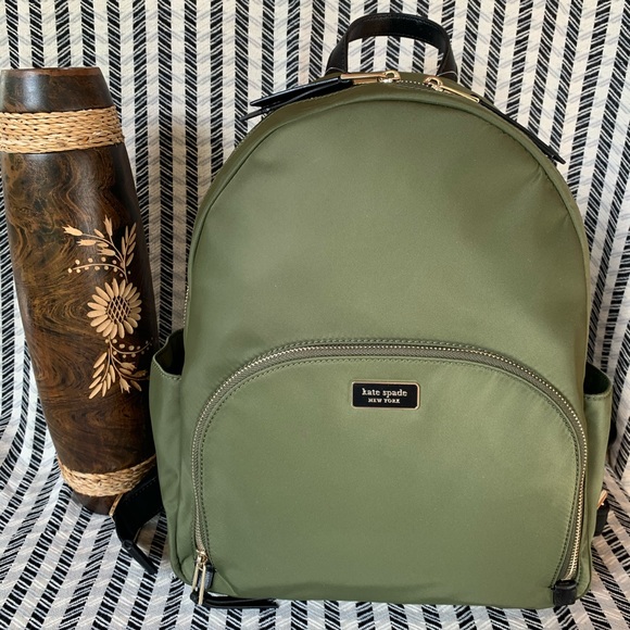 kate spade Handbags - KATE SPADE , Large Nylon Backpack Laptop Green
